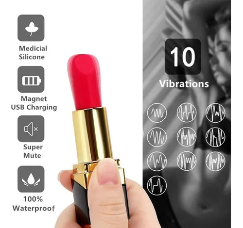 Secret Kiss – Labial Vibrador Recargable